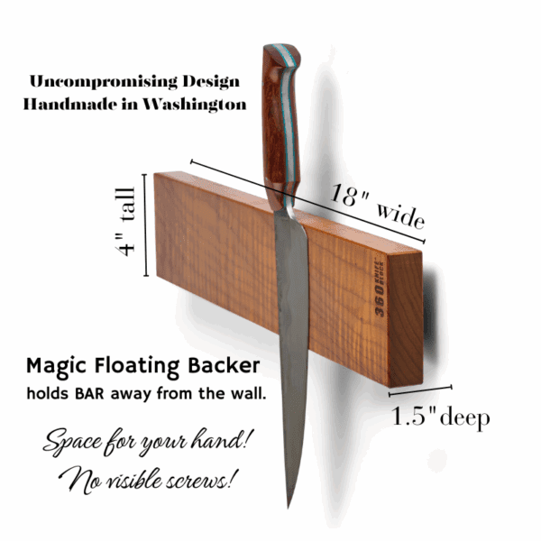 360KnifeBlock™ BAR - Highly Figured 18" - Image 6