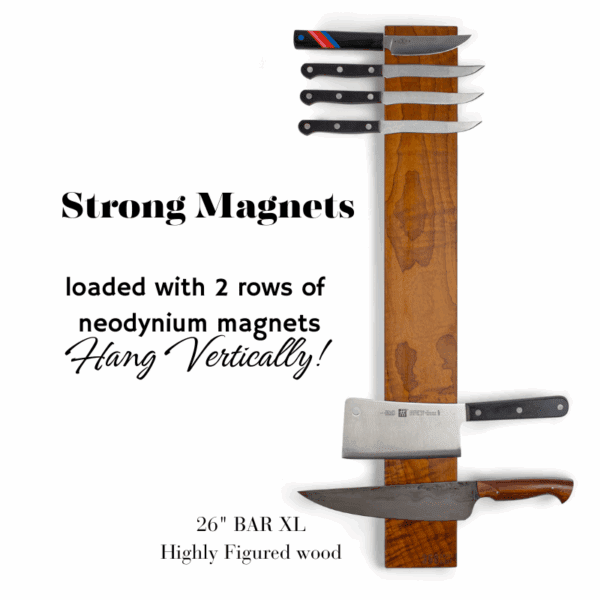 360KnifeBlock™ BAR - Guitar Wood 26" - Image 9
