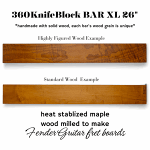 Alternative view of 360KnifeBlock™ BAR - Highly Figured 26"