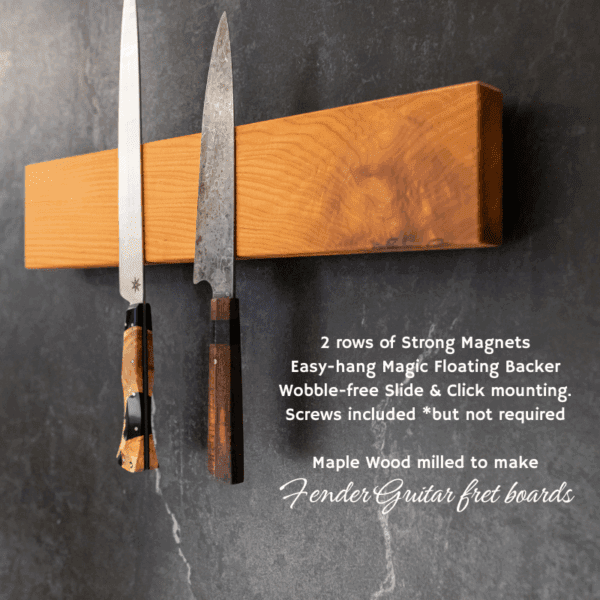 360KnifeBlock™ BAR - Guitar Wood 18" - Image 10