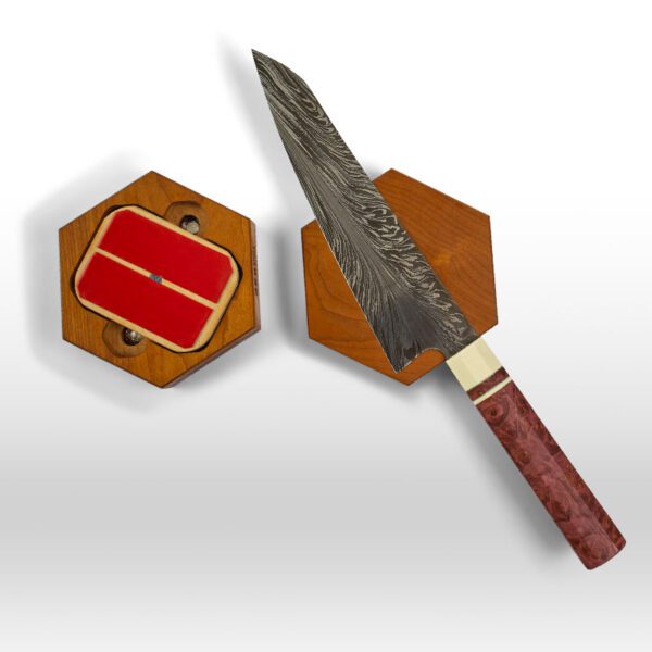 360KnifeBlock™ HEX - Guitar Wood - Image 4