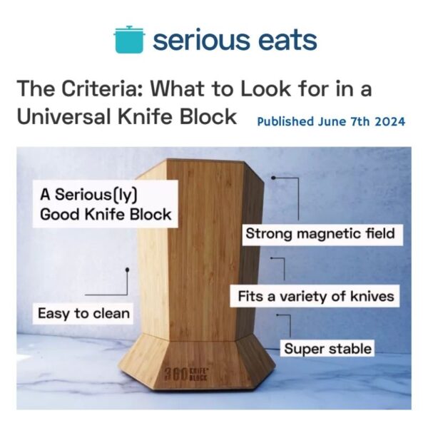 360KnifeBlock™ Classic - Honey Bamboo - Image 7